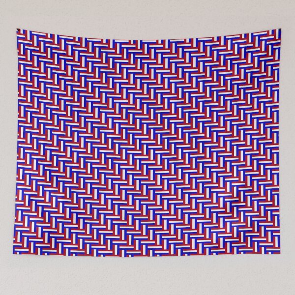 Item preview, Netherlands Tricolor Herringbone Pattern designed and sold by Candice Davis.