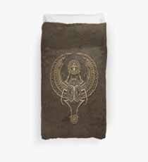 Funda nórdica Escarabajo de escarabajo egipcio con alas de piedra con Ankh
