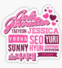 SNSD Girls' Generation Collage Sticker