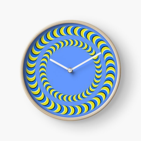 Rotating Rings  - #Optical #Illusion #Circles #Moving Clock