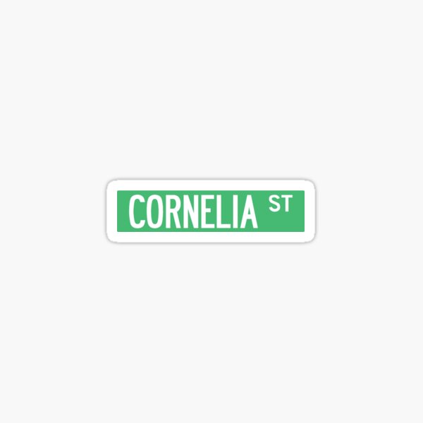 street sign Sticker