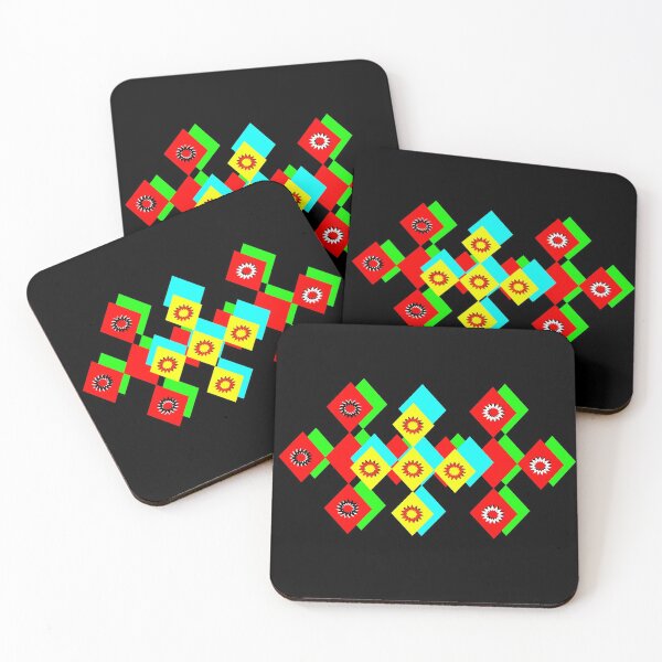 Item preview, Multicolored rhombuses graphic sun designed and sold by Astralia.