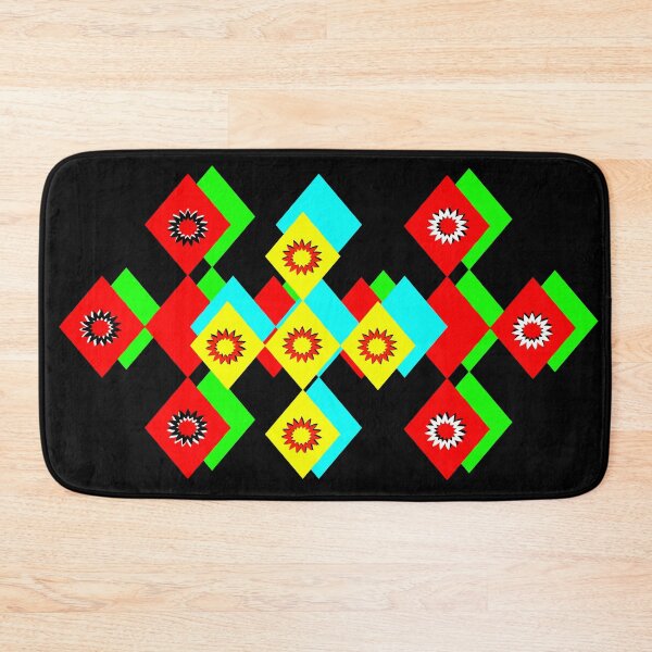 Item preview, Multicolored rhombuses graphic sun designed and sold by Astralia.