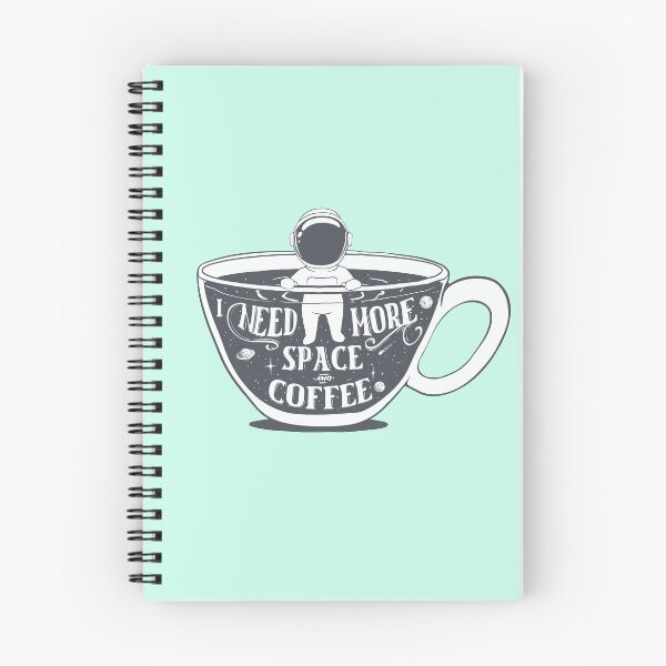 Item preview, I Need More Space and Coffee | Cute Astronaut in Coffee Cup designed and sold by TheHappySloths.