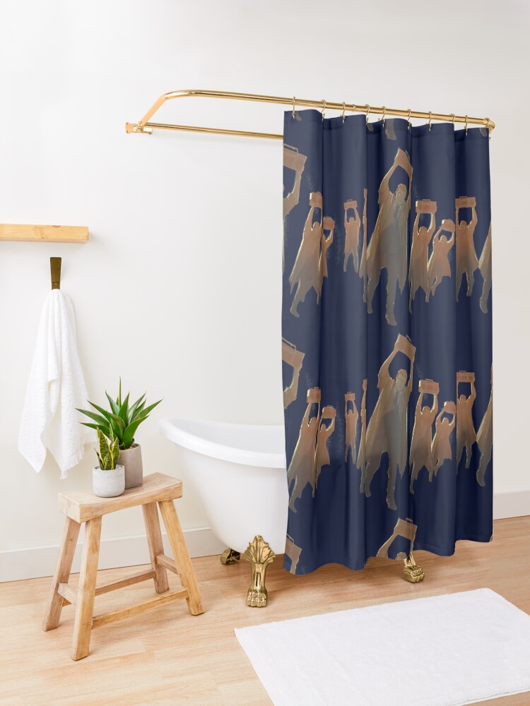 Alternate view of The Crashtones - Daddies of Destruction Shower Curtain