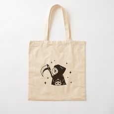 Bubu the Guinea pig, Little Grim Reaper Cotton Tote Bag