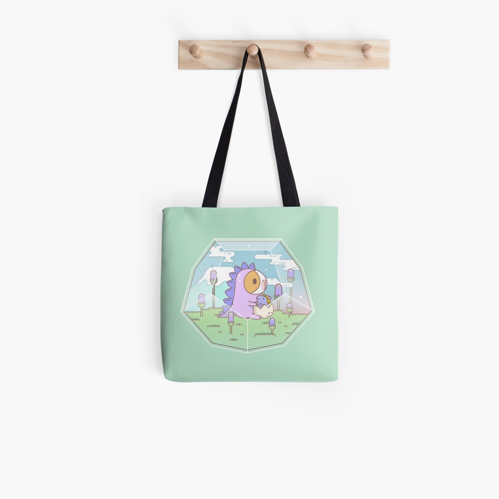 Bubu the Guinea pig, Dino Terrarium Tote Bag
