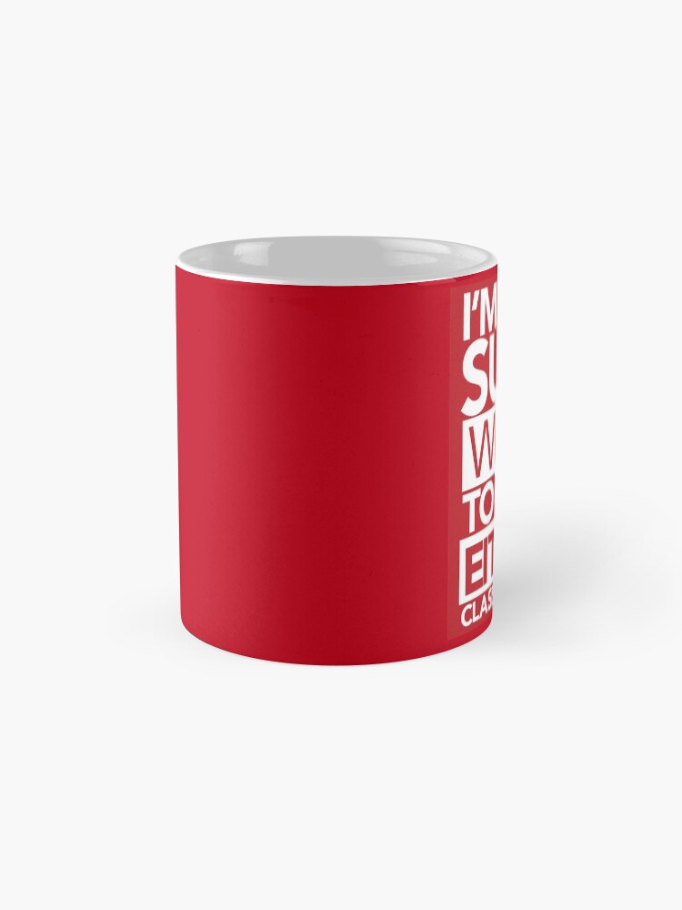 Alternate view of I'm not sure when to clap either - Red Mug
