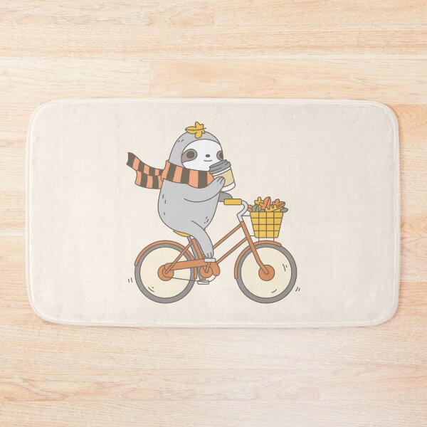 Item preview, Fall Biking Sloth  designed and sold by Miri-Noristudio.