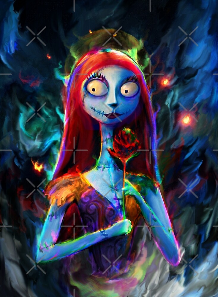 Nightmare Before Christmas Sally By Ururuty Redbubble