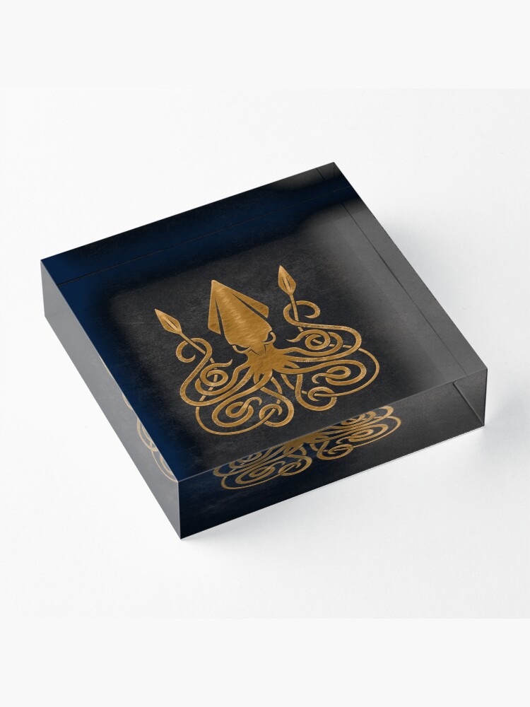 Alternate view of Kraken Acrylic Block