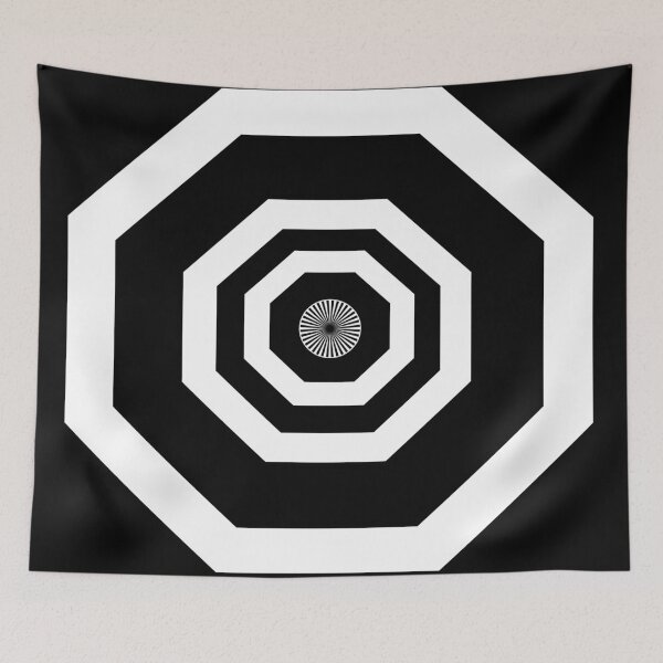 Item preview, White Diamond Octagon Graphic Target designed and sold by Astralia.