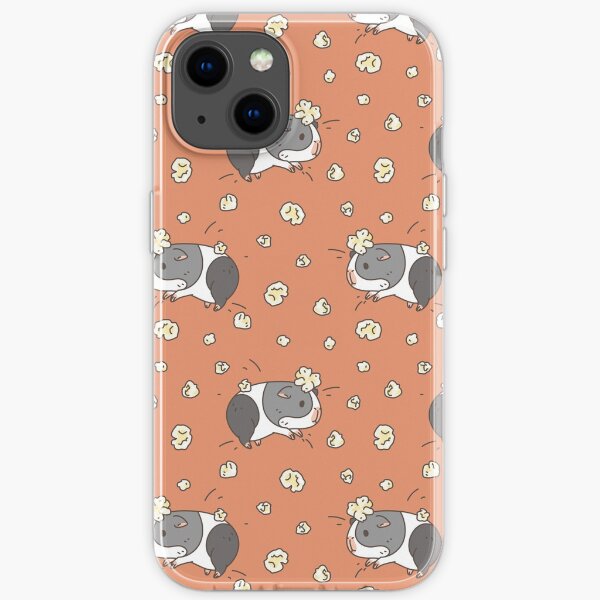 Guinea pig pattern, popcorning iPhone Soft Case