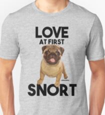 LOVE AT FIRST SNORT Unisex T-Shirt