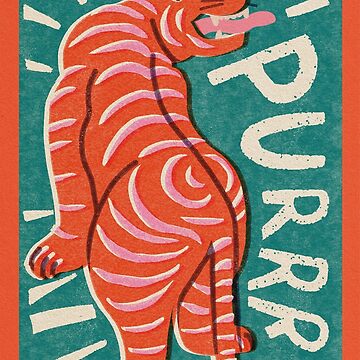Artwork thumbnail, Purring tiger by Tasiania