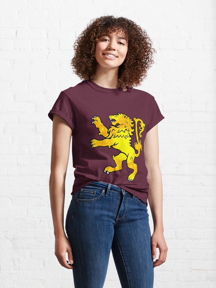 lion rampant t shirt