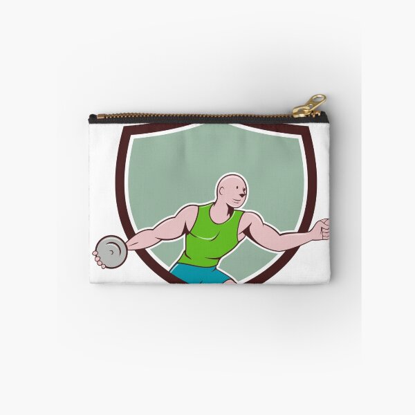 Item preview, Discus Thrower Crest Cartoon designed and sold by patrimonio.