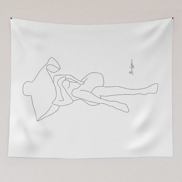 Item preview, Sultry Women Line Drawing By Nicole William designed and sold by GlowinUp Shop.