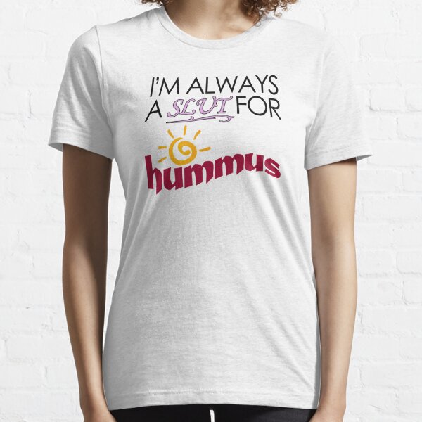 Unisex Hummus Fit New York Black T-Shirt