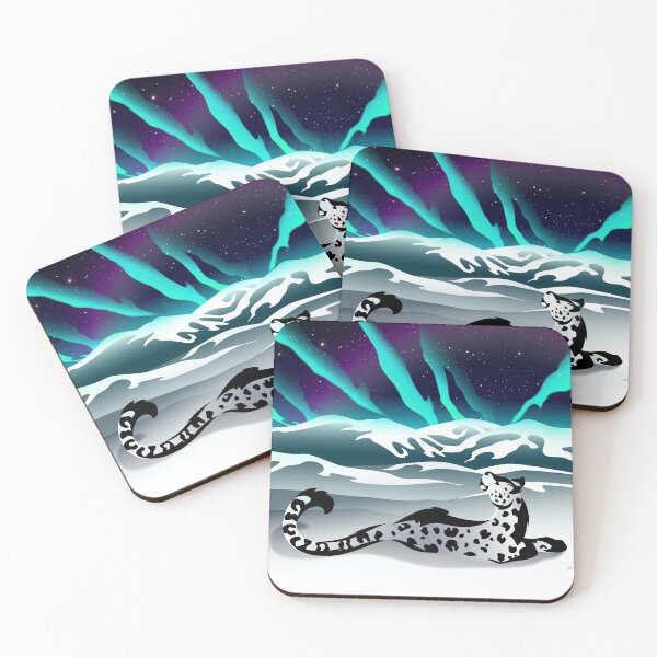 Item preview, Snow Leopard Aurora designed and sold by rhpotter.