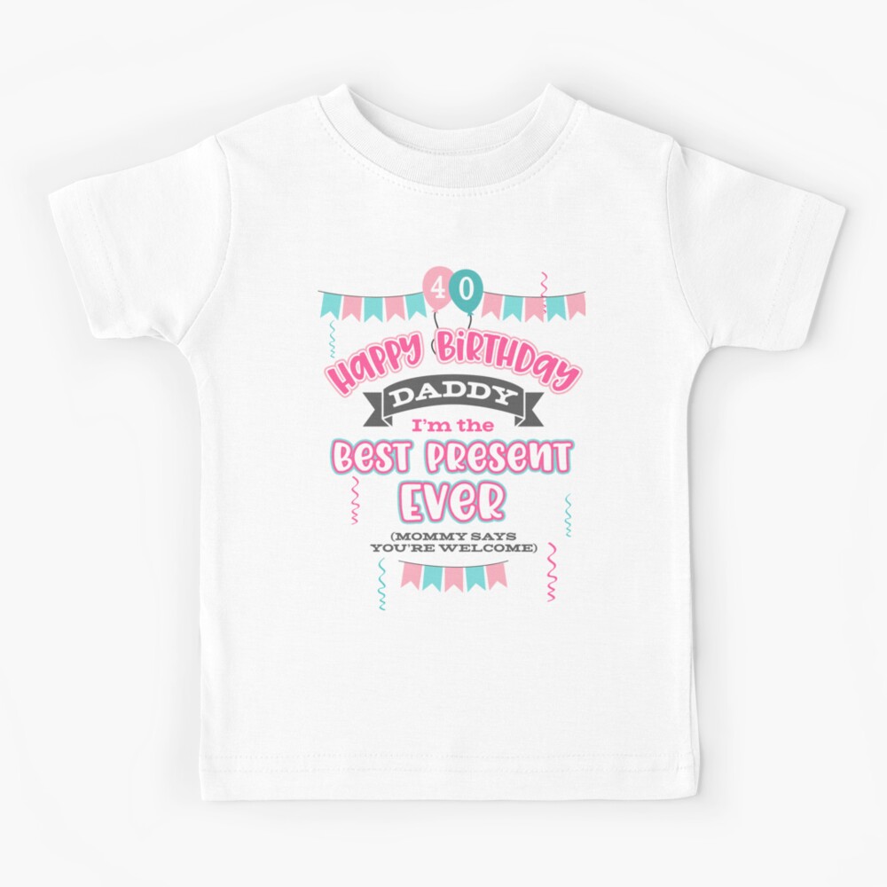 happy birthday dad baby t shirt