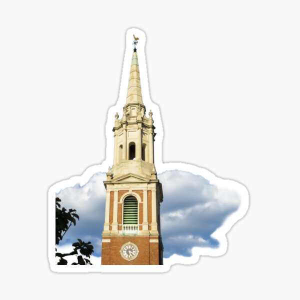 Atop Ruggles Steeple Sticker