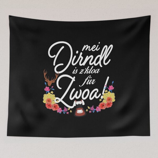 Item preview, Mei Dirndl Is ZKloa Pregnant for Zwoa Oktoberfest designed and sold by 2blackcherries.