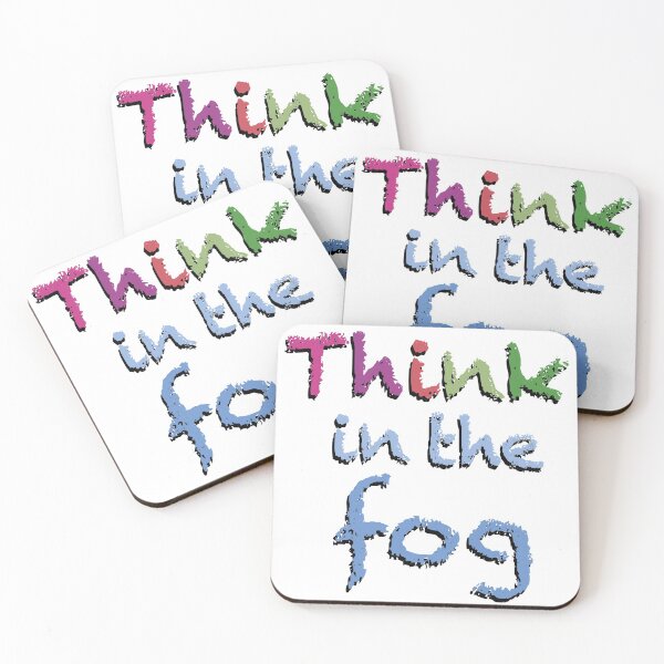 Item preview, think in the fog designed and sold by CREATINERY.
