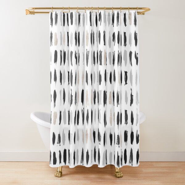 Brushstrokes Shower Curtain