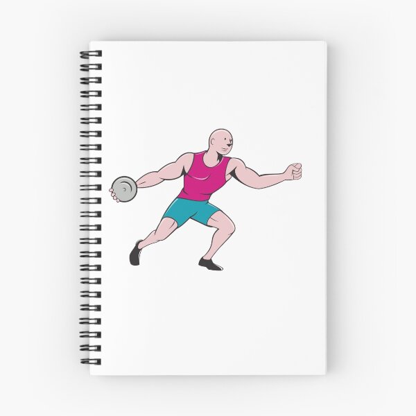 Item preview, Discus Thrower Side Isolated Cartoon designed and sold by patrimonio.