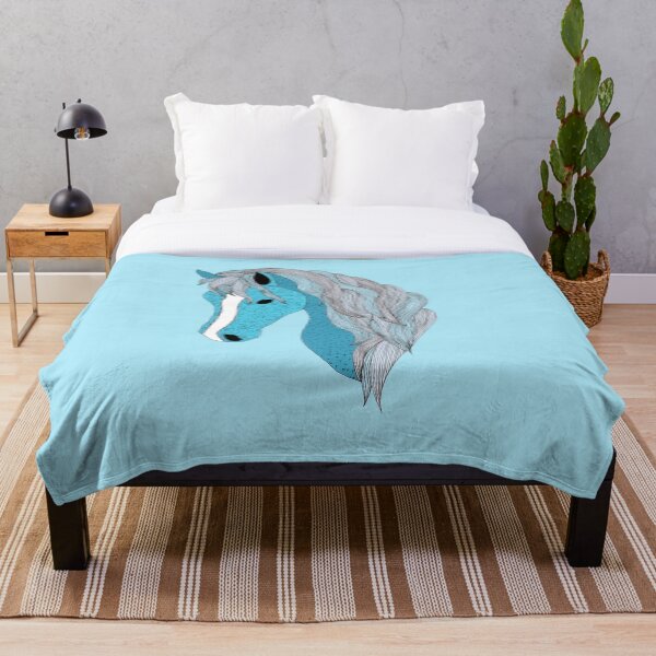 Item preview, Blue Pony 3 - Blue Lagoon designed and sold by Karen  Todman -Aroca Designs-.