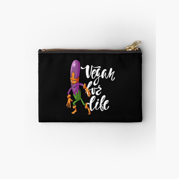 Item preview, Vegan for Life Purple Eggplant Foodietoon Superhero Aubergine Brinjal designed and sold by ProjectX23.