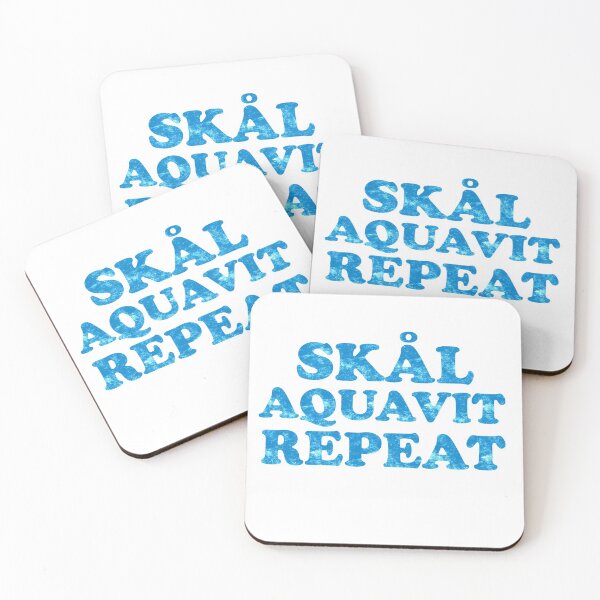 Item preview, Skal Aquavit Repeat Funny Drinking Shirt Midsummer God Jul designed and sold by funnytshirtemp.