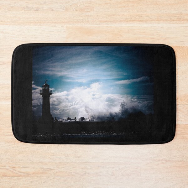 Item preview, Rough Sea and the Wollongong Breakwater Lighthouse designed and sold by RGKphotos.