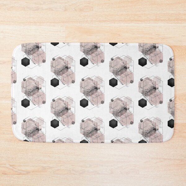 Item preview, Blush and Grey Geometric designed and sold by UrbanEpiphany.