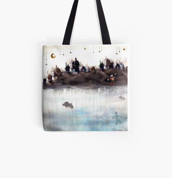 Monde suspendu - Le monde suspendu Tote bag doublé
