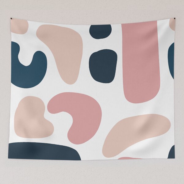 Item preview, Pink and Blue Abstract designed and sold by trajeado14.