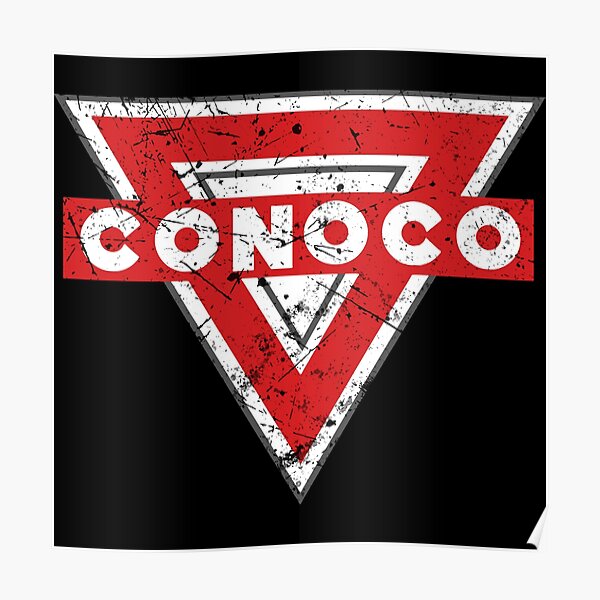 Conoco Oil Vintage Company Poster