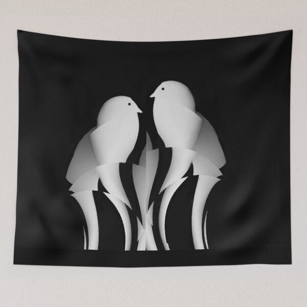 Item preview, Paper Ribbon Birds designed and sold by CurvilinearArt.
