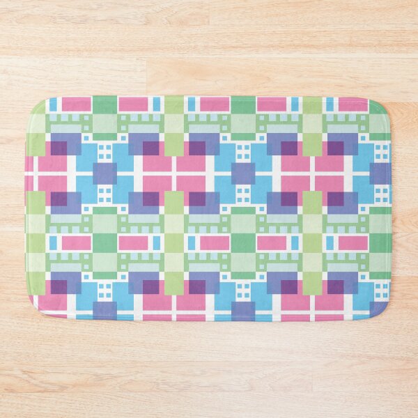 Item preview, Colorful Bauhaus Squares Geometry Geek designed and sold by AntiqueImages.