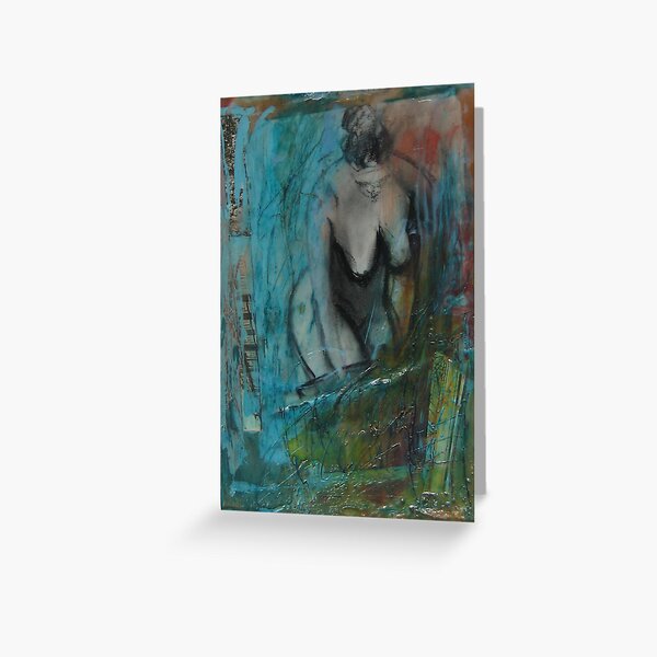 Woman standing Greeting Card