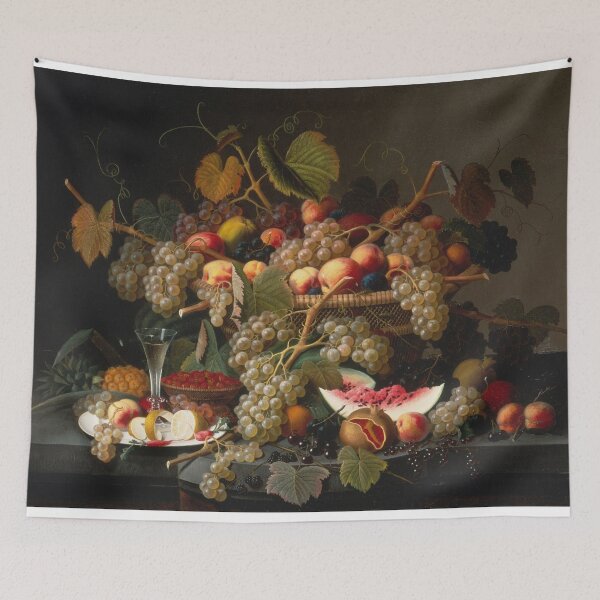 Item preview, Severin Roesen - Still Life With Fruit 1852 designed and sold by vakashop.