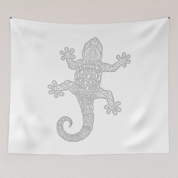 Item preview, Tribal Lizard designed and sold by LoveLanzarote.