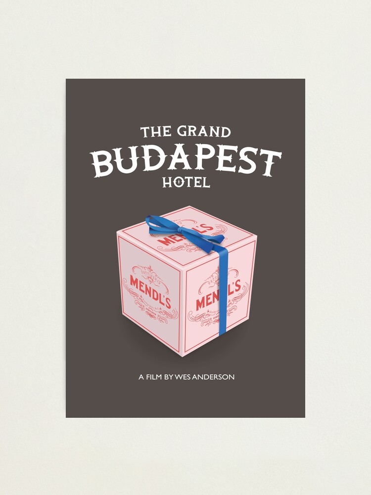 Alternate view of The Grand Budapest Hotel - Alternative Movie Poster Photographic Print