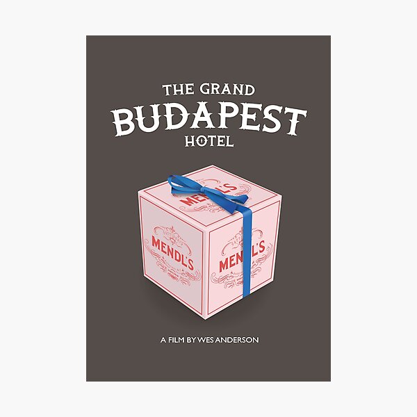 The Grand Budapest Hotel - Alternative Movie Poster Photographic Print