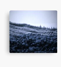 La montagne tricottée - Knitted montain Canvas Print