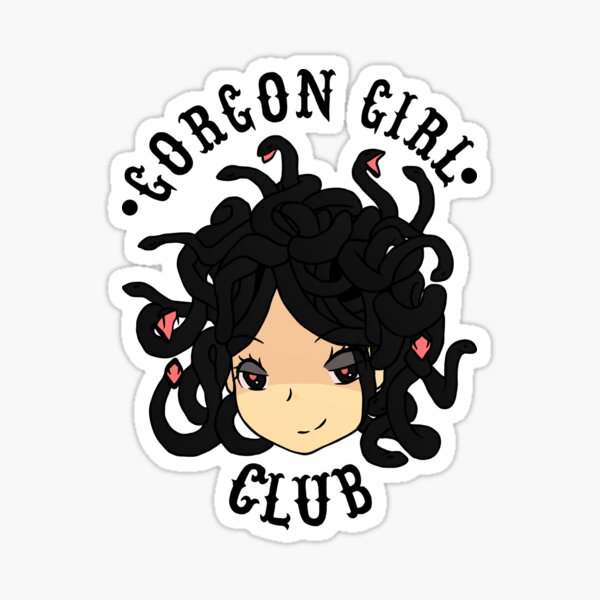 Vista previa del artículo con la obra « tienen un rasgo especial como el famoso cabello de serpiente y su mirada que puede convertir a cualquiera que los mire a los ojos en una estatua de piedra», diseñado y vendido por therealsadpanda.