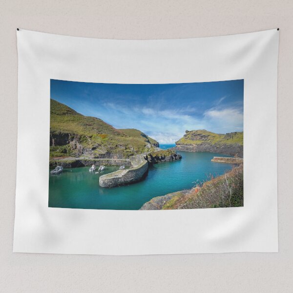 Item preview, Boscastle harbour Cornwall  designed and sold by eddiej.