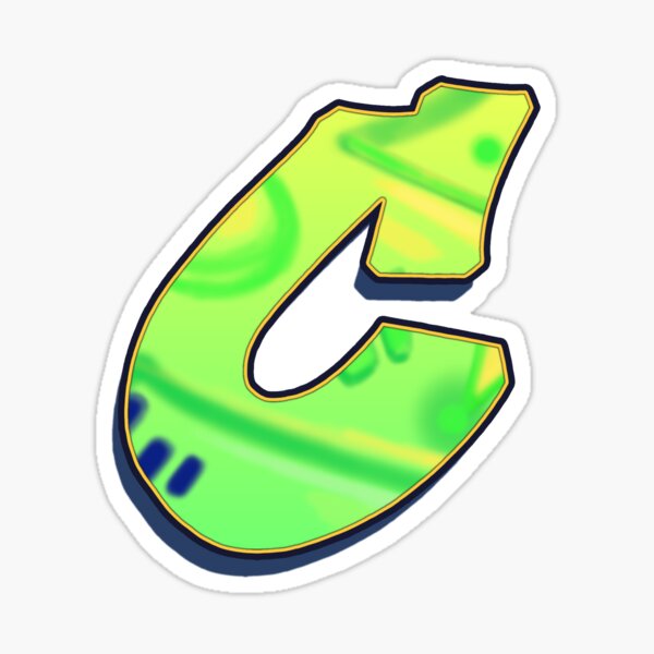 C - green/yellow Sticker