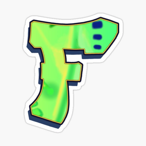 F - green/yellow Sticker